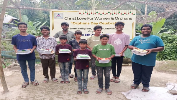 Christ Love Charity Distributes Books and Educational Supplies on World Orphans Day